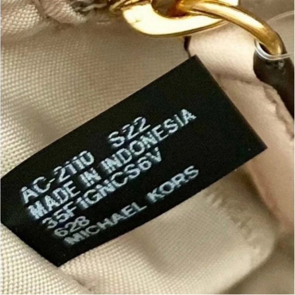 Michael Kors Manhattan Satchel Crossbody Powder Blush Multi - Picture 15 of 16